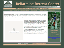 Tablet Screenshot of bellarmineretreat.org